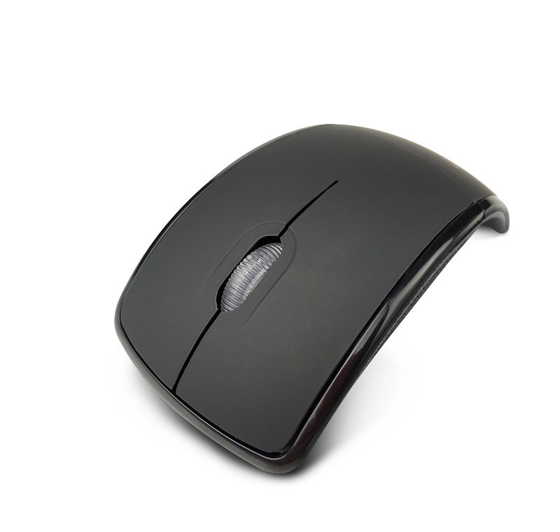 Klip Xtreme Lightflex KMW-375 - Ratón - ergonómico - óptico - 3 botones - inalámbrico - 2.4 GHz - receptor inalámbrico USB - negro